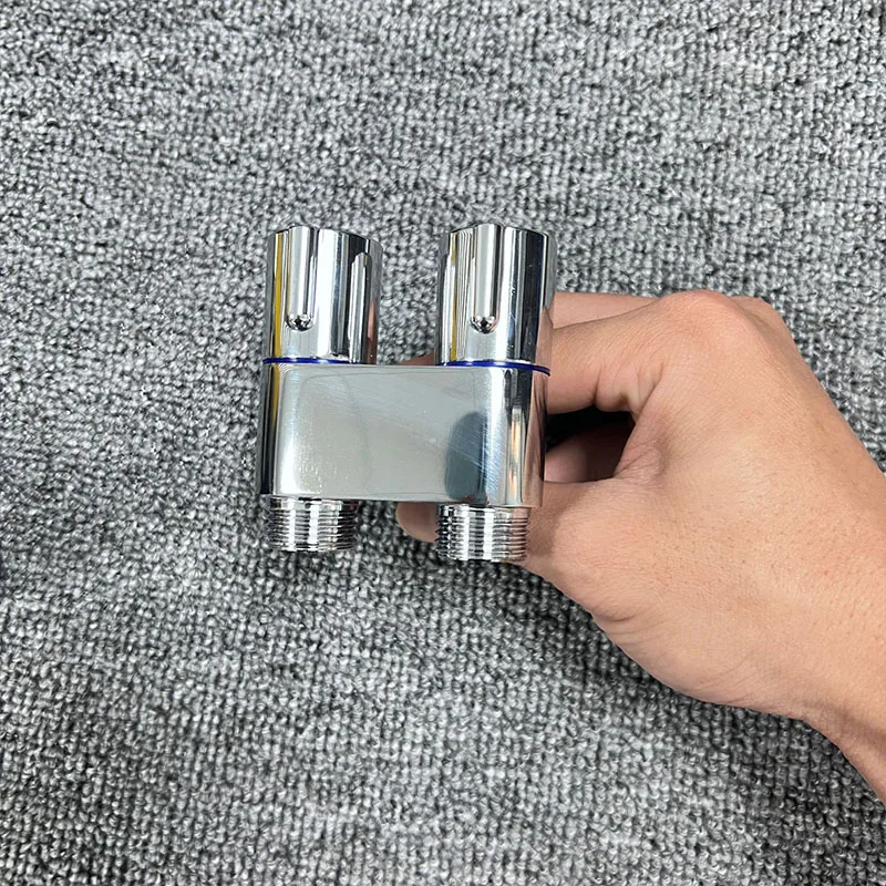 Zinc Alloy Dual Outlet Angle Valve, G1/2" BSP Bathroom Water Stop Valve, 2-Way Toilet Shut Off Tap for Home Plumbing
Zinc Alloy Dual Outlet Angle Valve, G1/2" BSP Bathroom Water Stop Valve, 2-Way Toilet Shut Off Tap for Home Plumbing