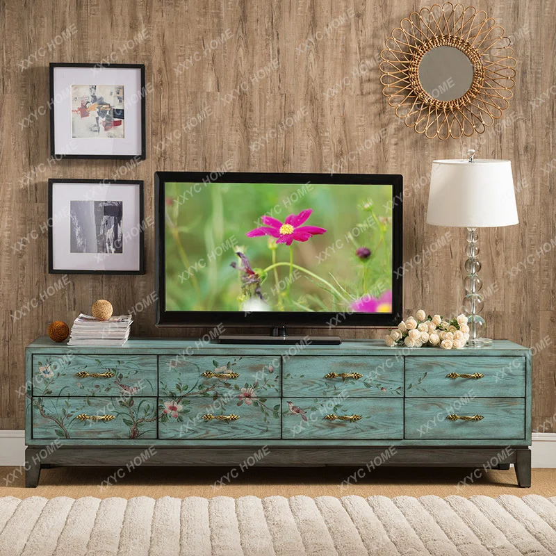 solid wood TV cabinet coffee table combination living room high style, bedroom rural simple small apartment
solid wood TV cabinet coffee table combination living room high style, bedroom rural simple small apartment