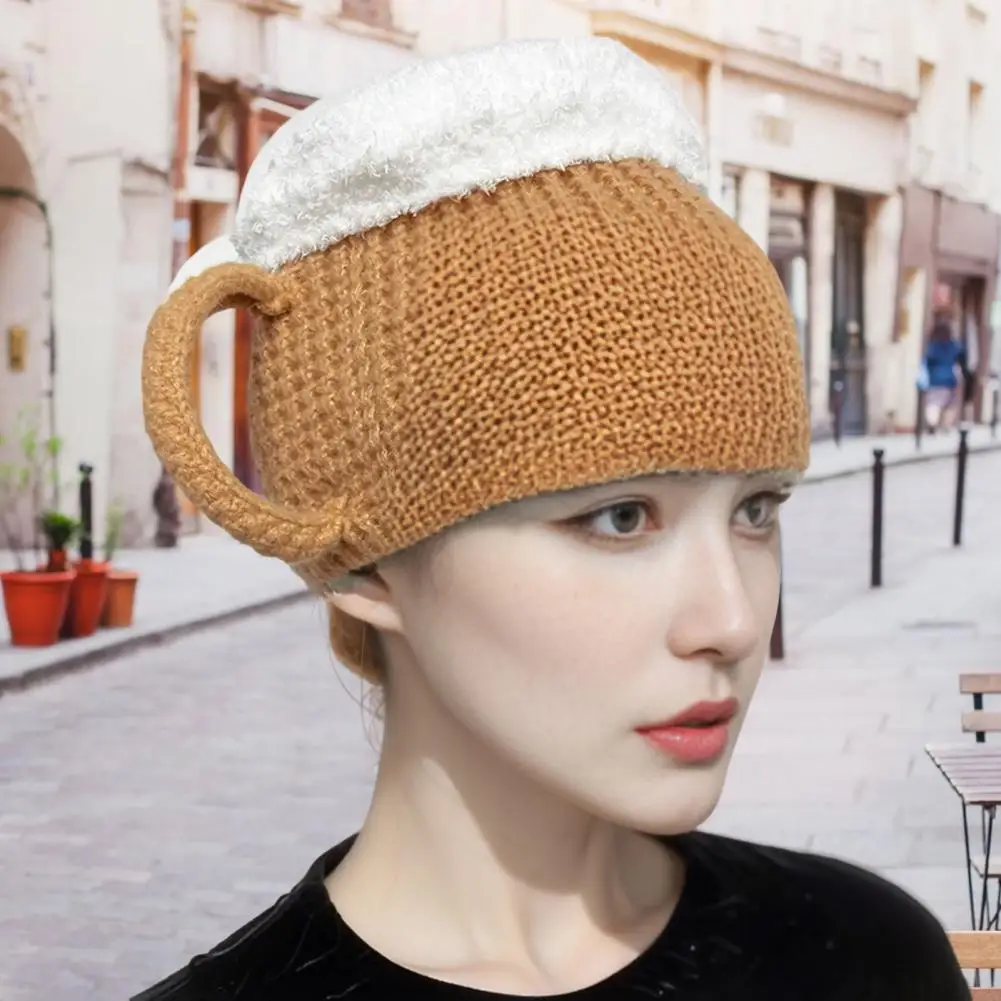 3D Beer Hat Winter Unisex Knitted Cap Thick Keep Warm Cup Shape Festive Oktoberfest Costume Photo Prop Elastic Headwear
3D Beer Hat Winter Unisex Knitted Cap Thick Keep Warm Cup Shape Festive Oktoberfest Costume Photo Prop Elastic Headwear