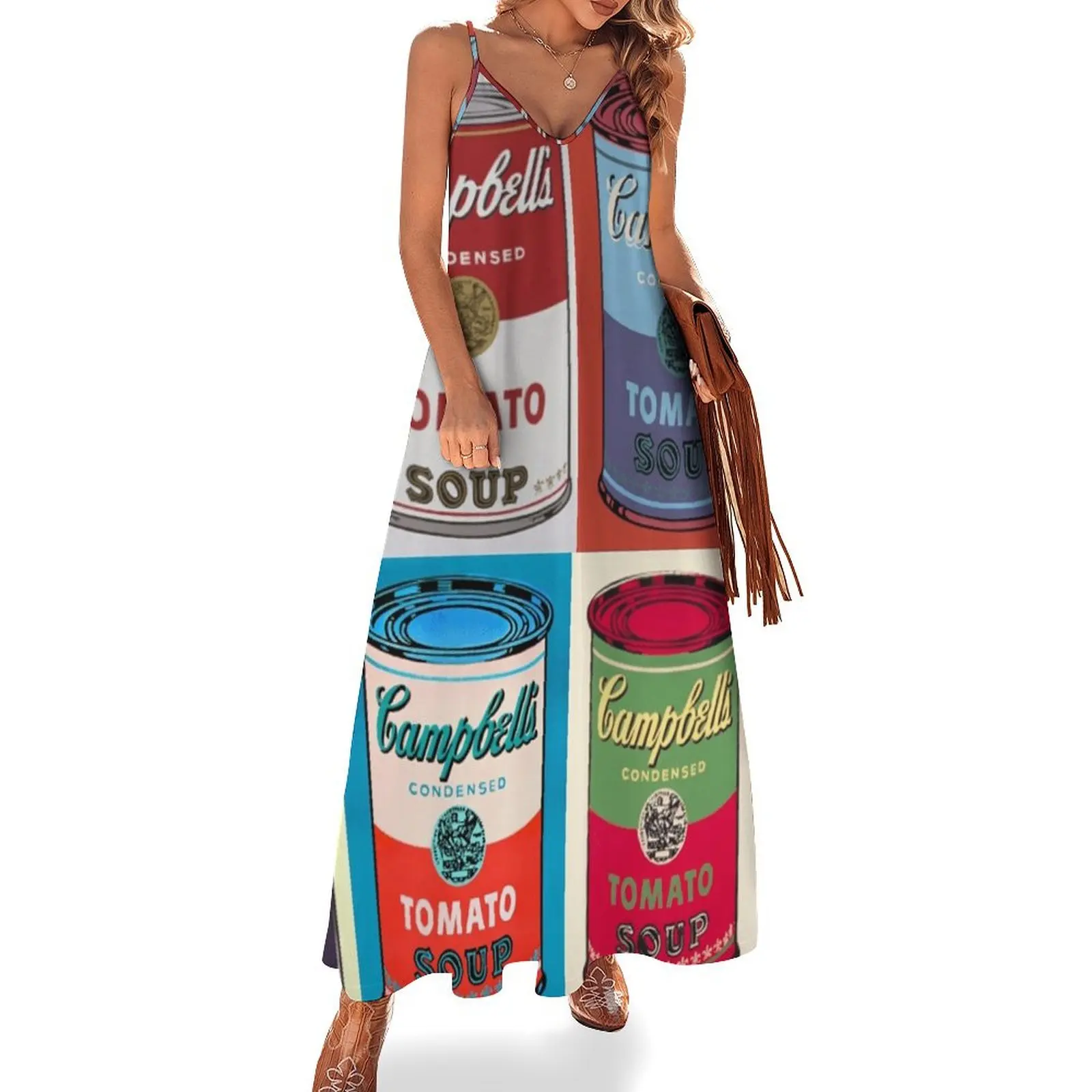 Andy Warhol, 1928-1987 USA, Pop art Original Paintings by Andy Warhol Sleeveless Dress summer woman dress 2025 Dress
Andy Warhol, 1928-1987 USA, Pop art Original Paintings by Andy Warhol Sleeveless Dress summer woman dress 2025 Dress