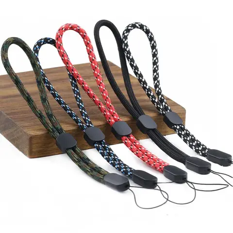 Dragonne réglable pour iPhone et Samsung, accessoire de téléphone, micro appareil photo, clés USB, carte d'identité prédire, anti-perte