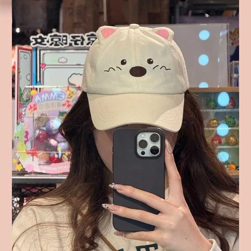 Аутентичная кавайная шляпа с утиным языком, милая креативная бейсбольная шляпа с рисунком капибары, солнцезащитный козырек для девочек, универсальная шляпа для отдыха, подарок
Аутентичная кавайная шляпа с утиным языком, милая креативная бейсбольная шляпа с рисунком капибары, солнцезащитный козырек для девочек, универсальная шляпа для отдыха, подарок