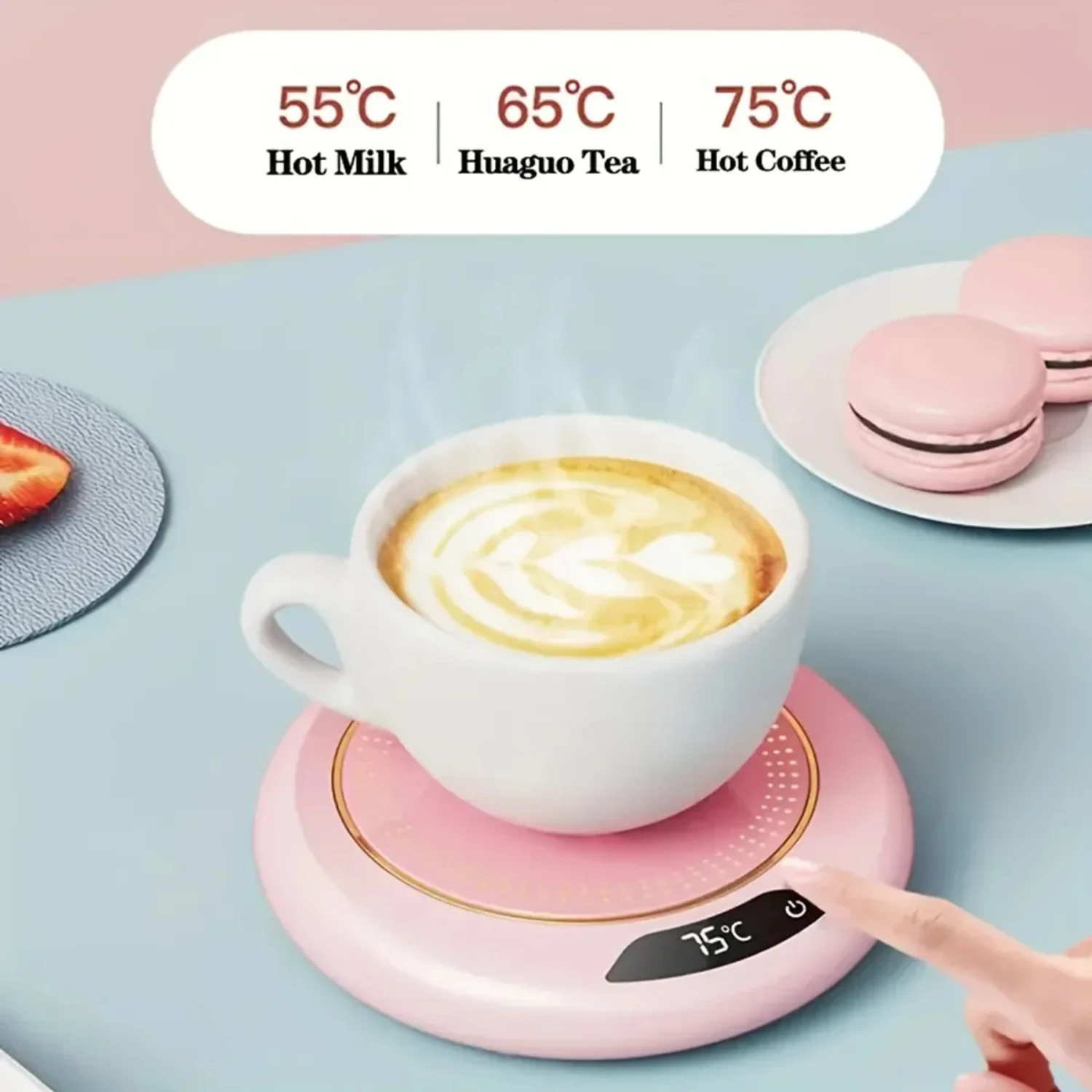 NEW Electric Cup Heater Pad for Office Use - Intelligent USB Constant Temperature Coaster with 3 Adjustable Settings for Warm Mi
NEW Electric Cup Heater Pad for Office Use - Intelligent USB Constant Temperature Coaster with 3 Adjustable Settings for Warm Mi