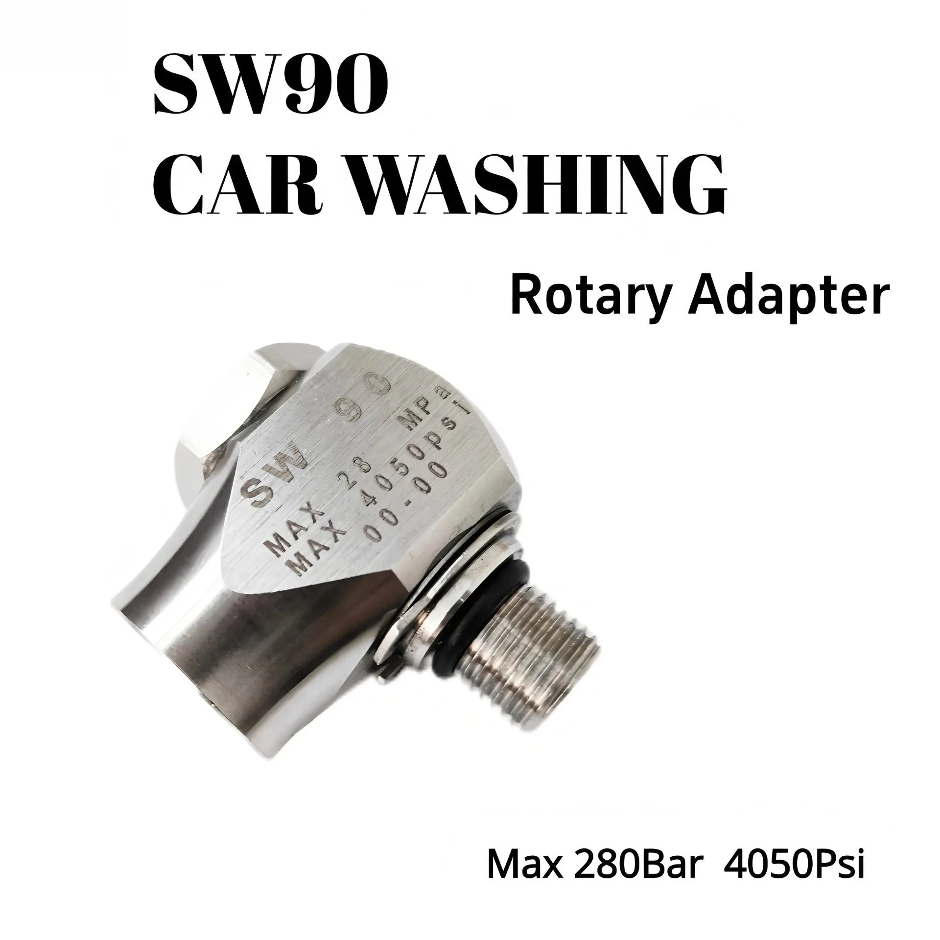 304 stainless steel rotary joint car washing arm accessories 1/4" 3/8" 5800 PSI high-pressure rotary joint
304 stainless steel rotary joint car washing arm accessories 1/4" 3/8" 5800 PSI high-pressure rotary joint