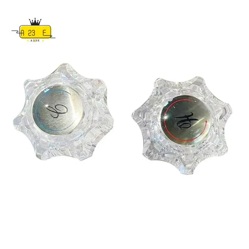 A23E-1 Pair Clear Acrylic Faucet Handles Knobs Replacement Kit For Delta Delex Peerless Faucets,Includes Screws
A23E-1 Pair Clear Acrylic Faucet Handles Knobs Replacement Kit For Delta Delex Peerless Faucets,Includes Screws