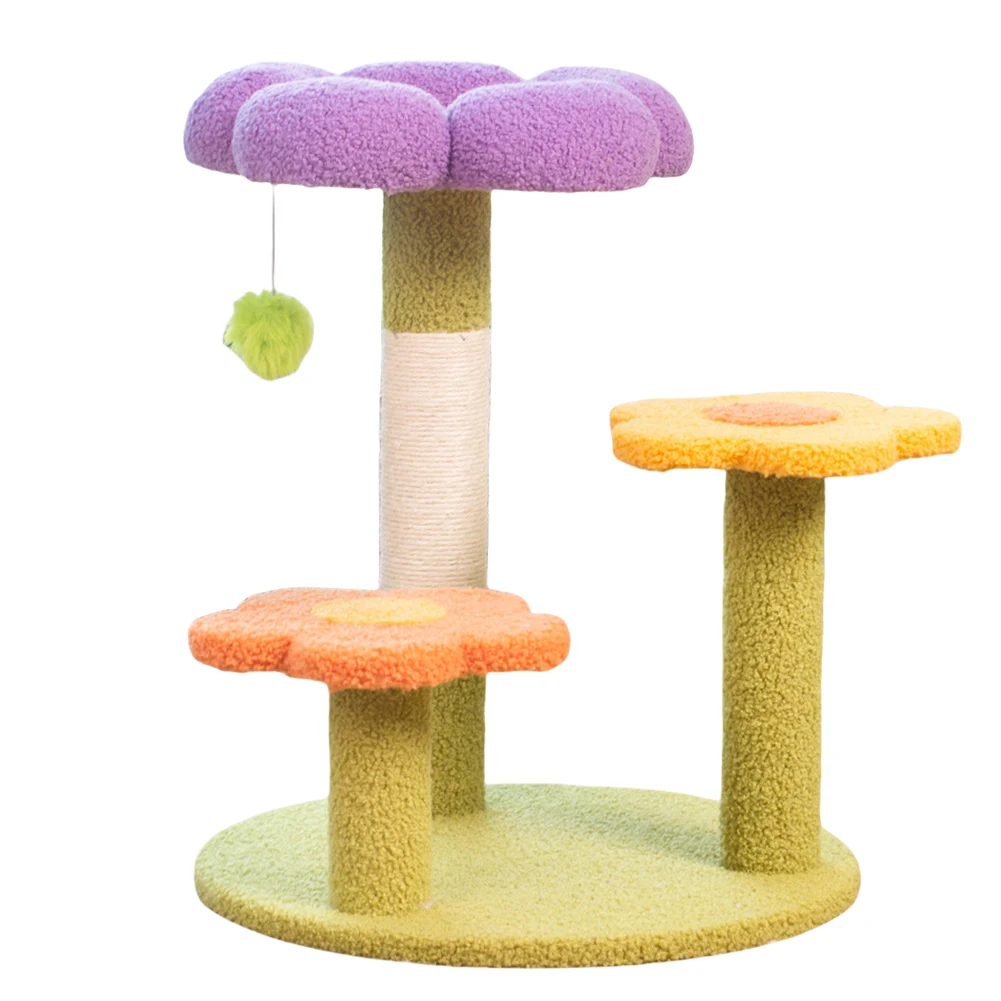 Многофункциональная 3-уровневая интерактивная когтеточка-башня для кошек с сизалевым покрытием, милая, для игр и отдыха
Многофункциональная 3-уровневая интерактивная когтеточка-башня для кошек с сизалевым покрытием, милая, для игр и отдыха