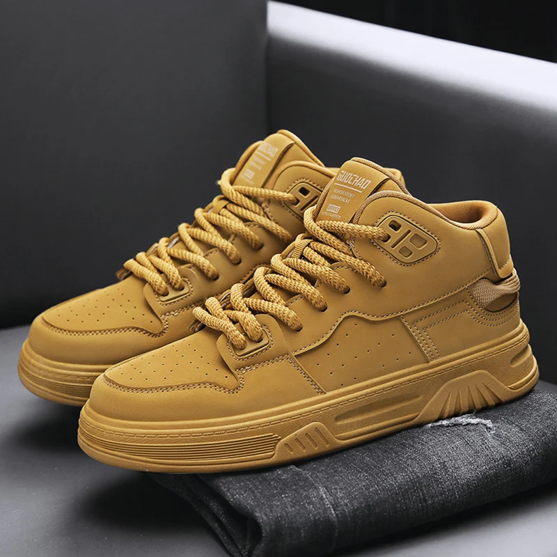 Men's Mid Top Skate Shoe Causal Dress All-Weather Breathable Lightweight Non-Slip Sneakers Comfort Fit Walking Shoes for Male
Men's Mid Top Skate Shoe Causal Dress All-Weather Breathable Lightweight Non-Slip Sneakers Comfort Fit Walking Shoes for Male
