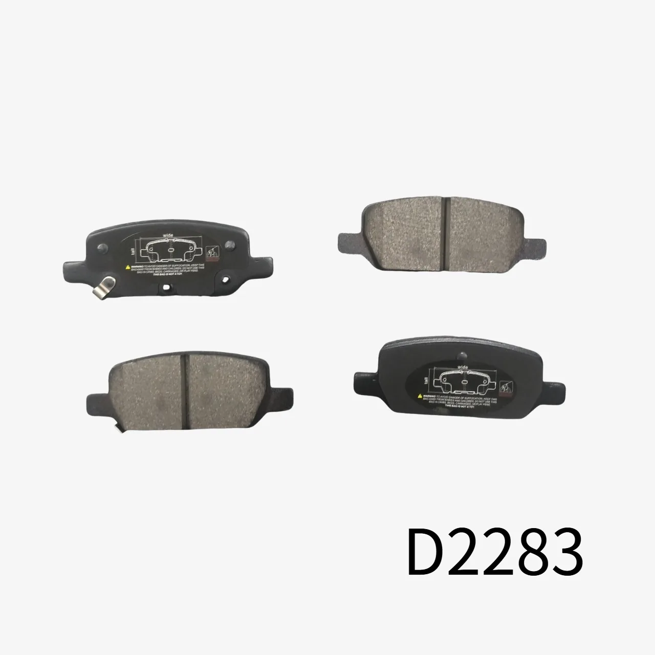 D2283 4-piece rear ceramic brake pad replacement car brake pad kit, suitable for Tesla MODEL 3, OE part number D2283
D2283 4-piece rear ceramic brake pad replacement car brake pad kit, suitable for Tesla MODEL 3, OE part number D2283