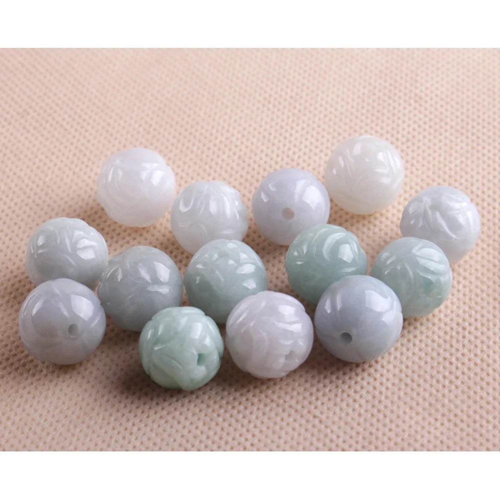 10Pcs Natural Carved Lotus Flower Jade Beads 13Mm Loose Beads for Jewelry Craft Making DIY Beading Kit Accessories
10Pcs Natural Carved Lotus Flower Jade Beads 13Mm Loose Beads for Jewelry Craft Making DIY Beading Kit Accessories