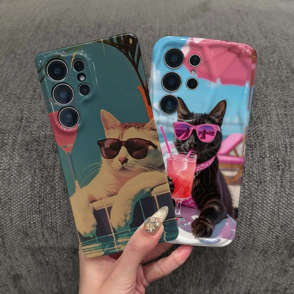 Fashionable Cat Pattern For Samsung Galaxy S26 S25 S24 S23 S22 FE Plus Ultra Feilin Phone Case Wave Oil Phone Case Cover
Fashionable Cat Pattern For Samsung Galaxy S26 S25 S24 S23 S22 FE Plus Ultra Feilin Phone Case Wave Oil Phone Case Cover