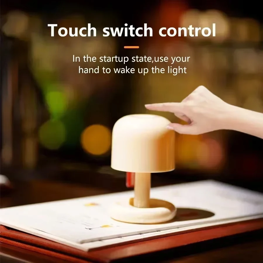 LED Rechargeable Mini Table Lamp Sunset Ambiance Night Lamp Beige Creative Desktop Decoration Bedroom Desk Illumination Lamp
LED Rechargeable Mini Table Lamp Sunset Ambiance Night Lamp Beige Creative Desktop Decoration Bedroom Desk Illumination Lamp