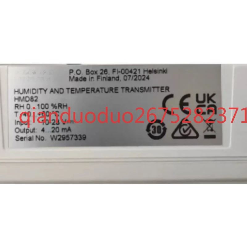 For VAISALA temperature and humidity sensor HMD40Y: HMD82 VAISALA HMD82
For VAISALA temperature and humidity sensor HMD40Y: HMD82 VAISALA HMD82