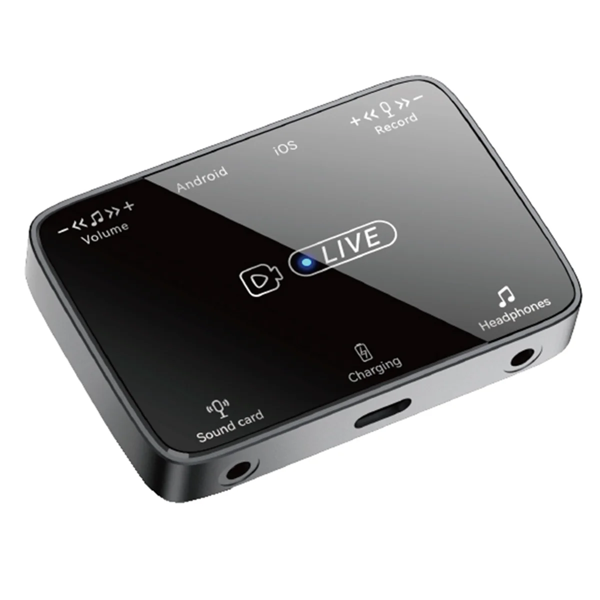 New Suitable for Lighting/TypeC Universal Stereo Live Broadcast Sound Card Adapter Karaoke and Microphone Artifact_A02I 
New Suitable for Lighting/TypeC Universal Stereo Live Broadcast Sound Card Adapter Karaoke and Microphone Artifact_A02I