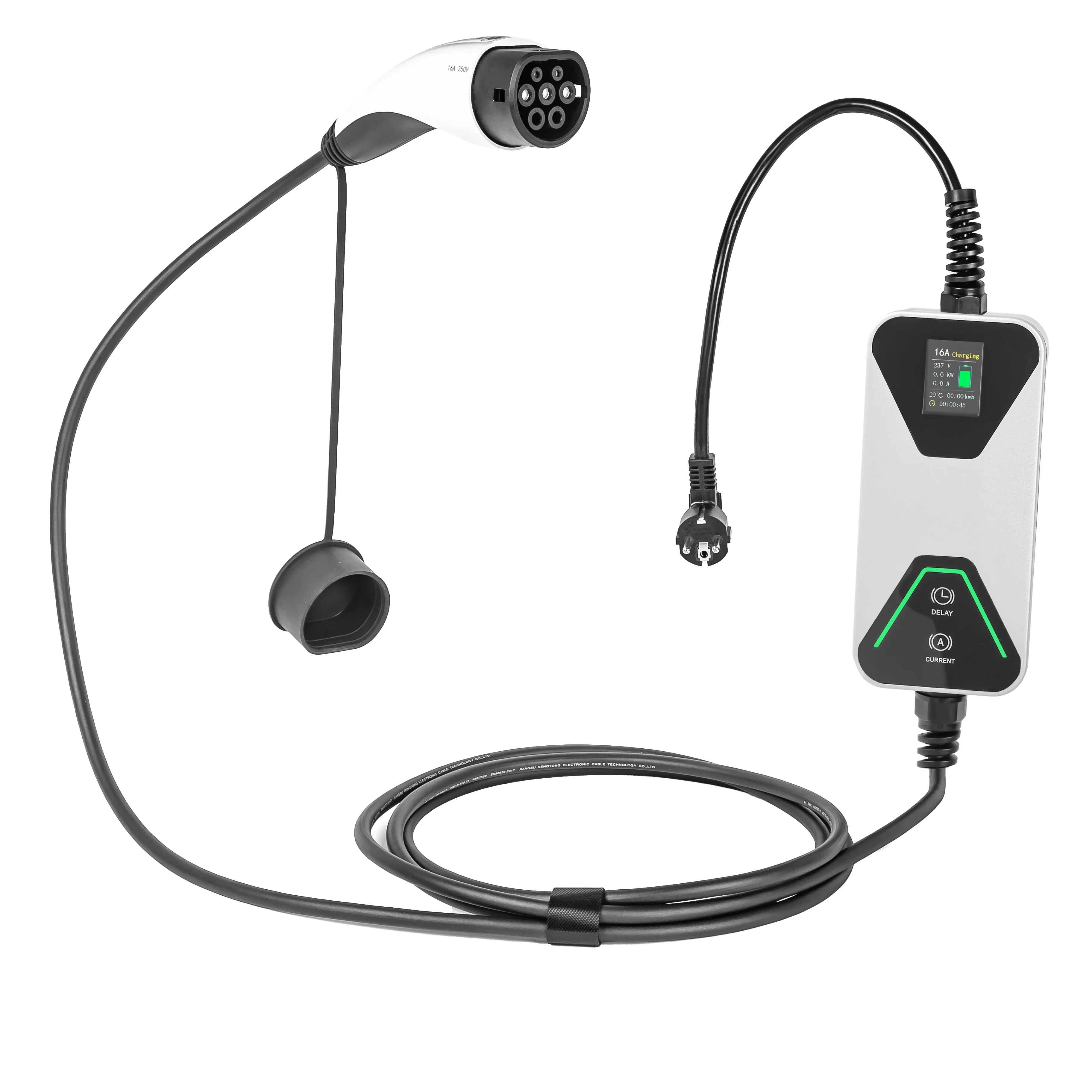 Portable EV Charger 3.6kW Type 2 Touch LED Screen Adjustable AC 8A-16A 110V-220V with Carry Bag
Portable EV Charger 3.6kW Type 2 Touch LED Screen Adjustable AC 8A-16A 110V-220V with Carry Bag