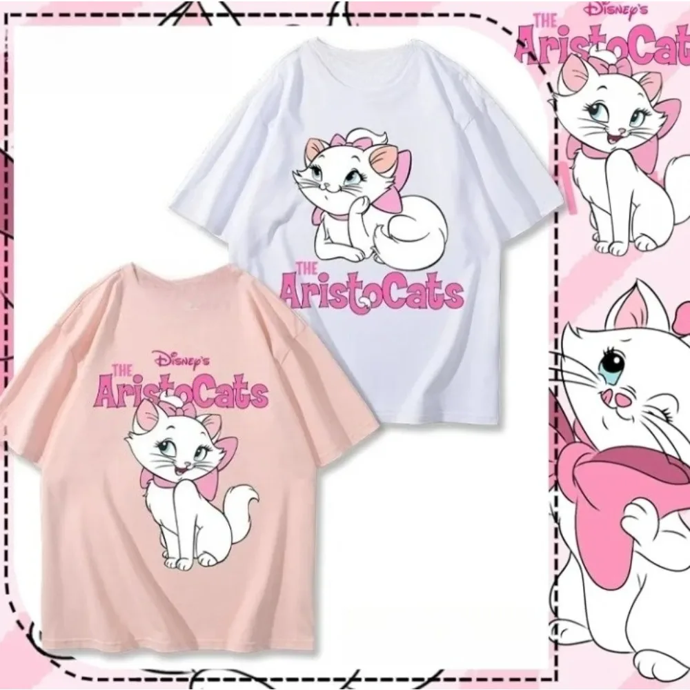 Disney Cat Adventures Mary Cat Joint Peripheral Printing Men's and Women's Short Sleeves New Cotton Cute Versatile T-Shirt Top
Disney Cat Adventures Mary Cat Joint Peripheral Printing Men's and Women's Short Sleeves New Cotton Cute Versatile T-Shirt Top