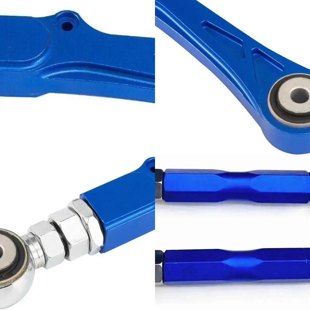 4 PCs Adjustable Aluminum Rear Camber Control + Toe Angle Straight Rods Arm Kit Compatible with Tesla Model S 2012-2016 Tesla Mo
4 PCs Adjustable Aluminum Rear Camber Control + Toe Angle Straight Rods Arm Kit Compatible with Tesla Model S 2012-2016 Tesla Mo