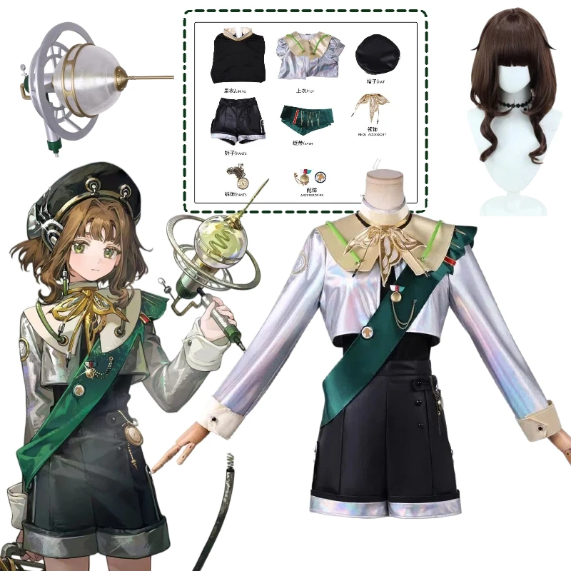 Eagle Costume Game Reverse:1999 Cosplay Black Lining Shorts Silver Coat with Accessories Full Set for Women Theme Party
Eagle Costume Game Reverse:1999 Cosplay Black Lining Shorts Silver Coat with Accessories Full Set for Women Theme Party