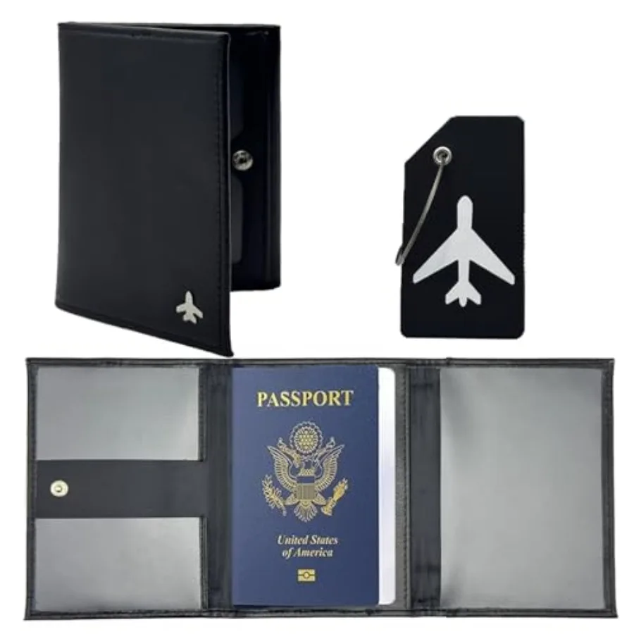 Pilot Wallet Passport Holder RFID Blocking Nappa Leather Travel Wallet, Stylish Travel Companion for Aviation Professionals
Pilot Wallet Passport Holder RFID Blocking Nappa Leather Travel Wallet, Stylish Travel Companion for Aviation Professionals