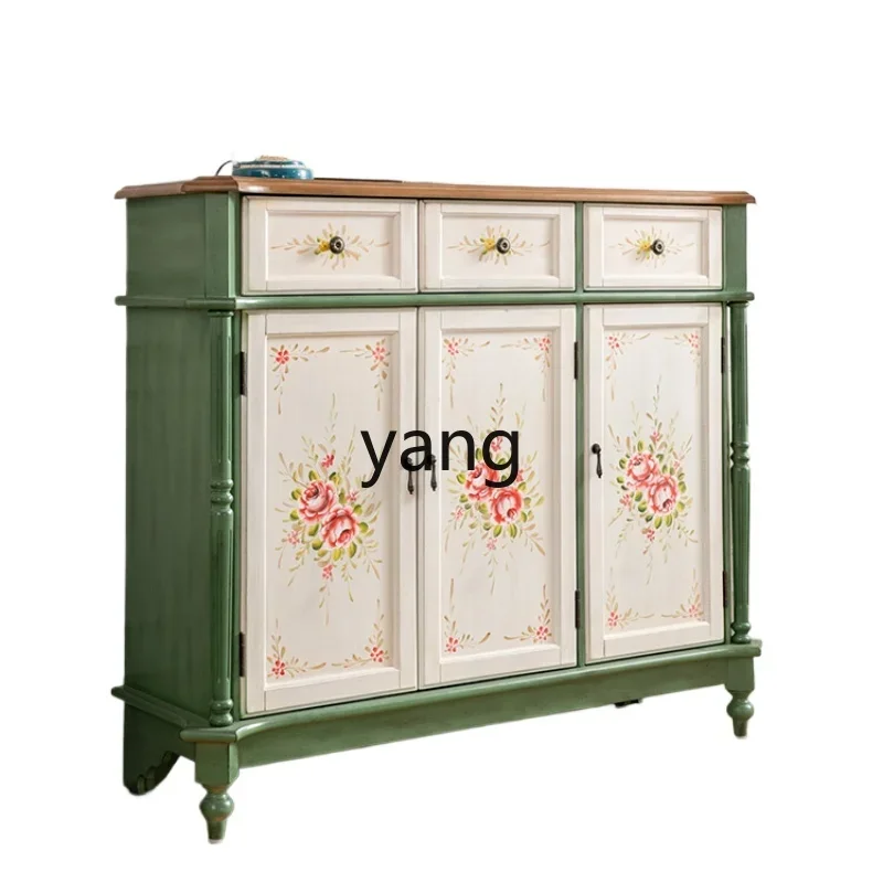 LH painted art decorative cabinet living room solid wood integrated shoe cabinet against the wall cabinet
LH painted art decorative cabinet living room solid wood integrated shoe cabinet against the wall cabinet