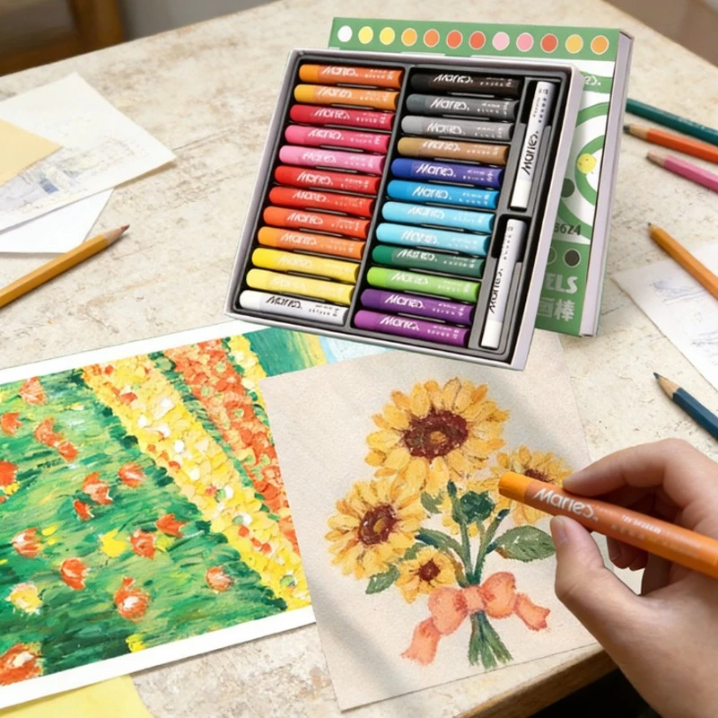 24/36/48color Oil Pastel Set Easy Wash Not Easy Break for Painting Enlightenment Graffiti Art Creation Decoration
24/36/48color Oil Pastel Set Easy Wash Not Easy Break for Painting Enlightenment Graffiti Art Creation Decoration
