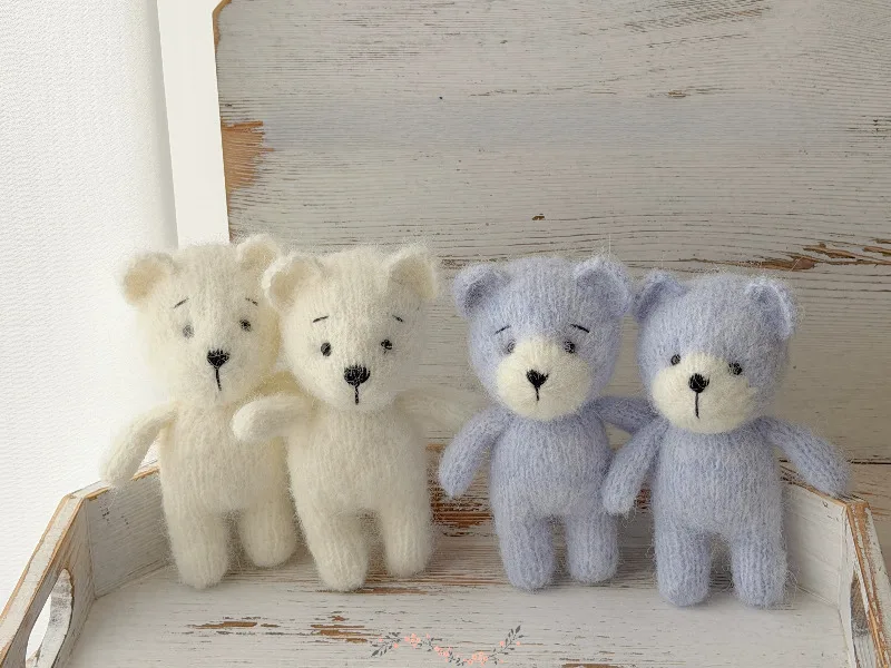 Newborn Photography Props Handmade Knitted Cute Bear Doll Decor for Baby Photoshoot Photo Souvenirs Accessories Customized Color
Newborn Photography Props Handmade Knitted Cute Bear Doll Decor for Baby Photoshoot Photo Souvenirs Accessories Customized Color