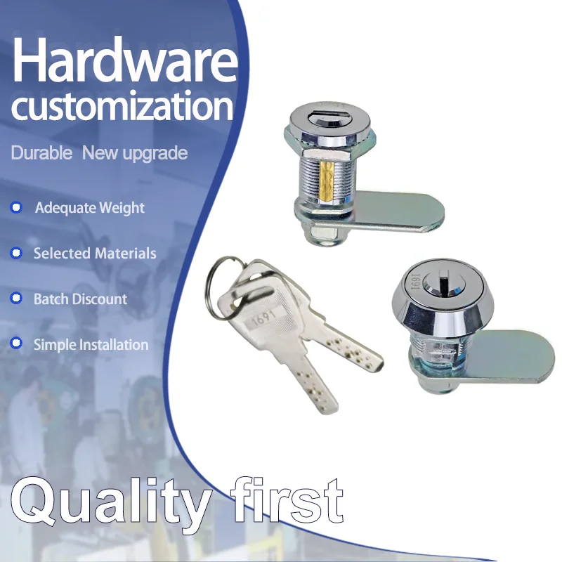 Zinc Alloy 180 Degree Rotating Cylindrical Triangle Lock Suitable For Industrial Equipment Electronic Cabinet Doors
Zinc Alloy 180 Degree Rotating Cylindrical Triangle Lock Suitable For Industrial Equipment Electronic Cabinet Doors