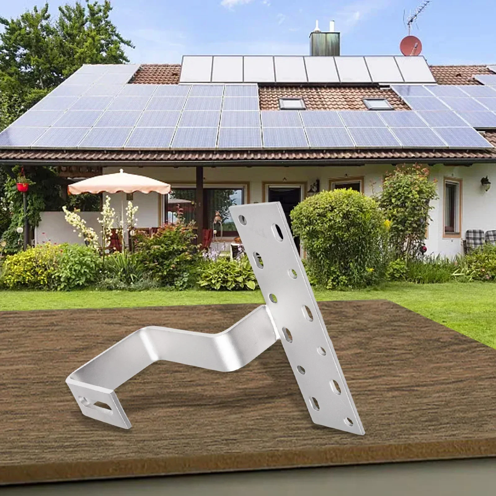 Roof Hook Solar Panel Bracket Adjustable For Mounting Solar Panels Photovoltaic Roof Hook Side Mounting Accessories
Roof Hook Solar Panel Bracket Adjustable For Mounting Solar Panels Photovoltaic Roof Hook Side Mounting Accessories
