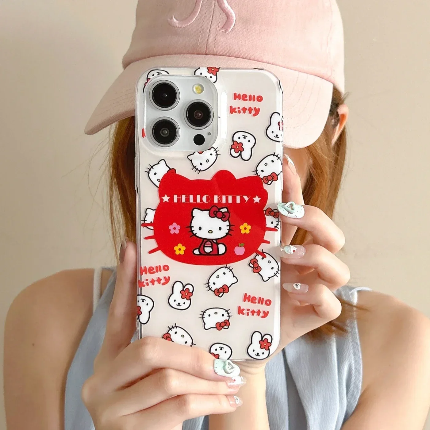 Cute Cartoon Hello Kitty Phone Case for IPhone 16 Pro Max 16 Pro 16 15 14 13 12 Pro Max Phone Case Funda
Cute Cartoon Hello Kitty Phone Case for IPhone 16 Pro Max 16 Pro 16 15 14 13 12 Pro Max Phone Case Funda