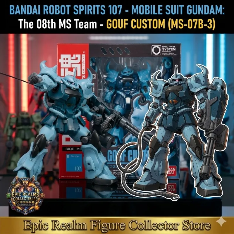 in stock BANDAI The Robot Spirits 107 Mobile Suit Gundam The 08th MS Team MS-07B-3 Gouf Custom Action Figure Collectible Model
in stock BANDAI The Robot Spirits 107 Mobile Suit Gundam The 08th MS Team MS-07B-3 Gouf Custom Action Figure Collectible Model