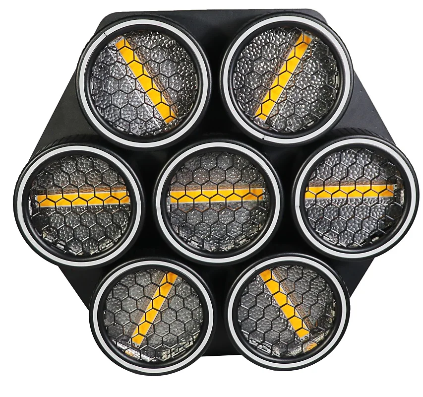 7 Head RGB Wash Strobe Light 350W DMX512 RDM Control Retro Stage Light with Single-Point Dimming for Party Wedding Concert
7 Head RGB Wash Strobe Light 350W DMX512 RDM Control Retro Stage Light with Single-Point Dimming for Party Wedding Concert