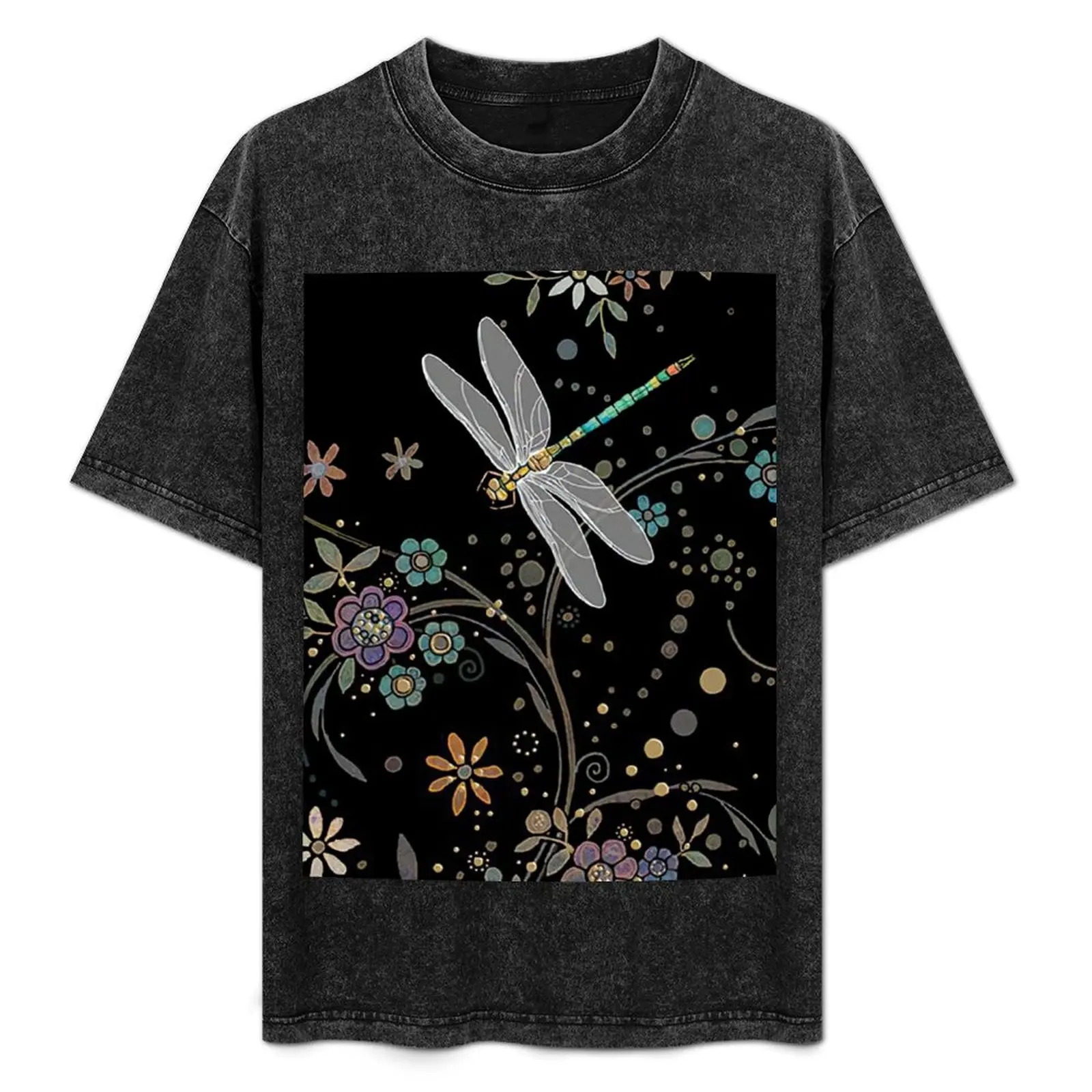 Black Dragonfly Art T-Shirt Work Casual Loose Fit T-Shirt
Black Dragonfly Art T-Shirt Work Casual Loose Fit T-Shirt