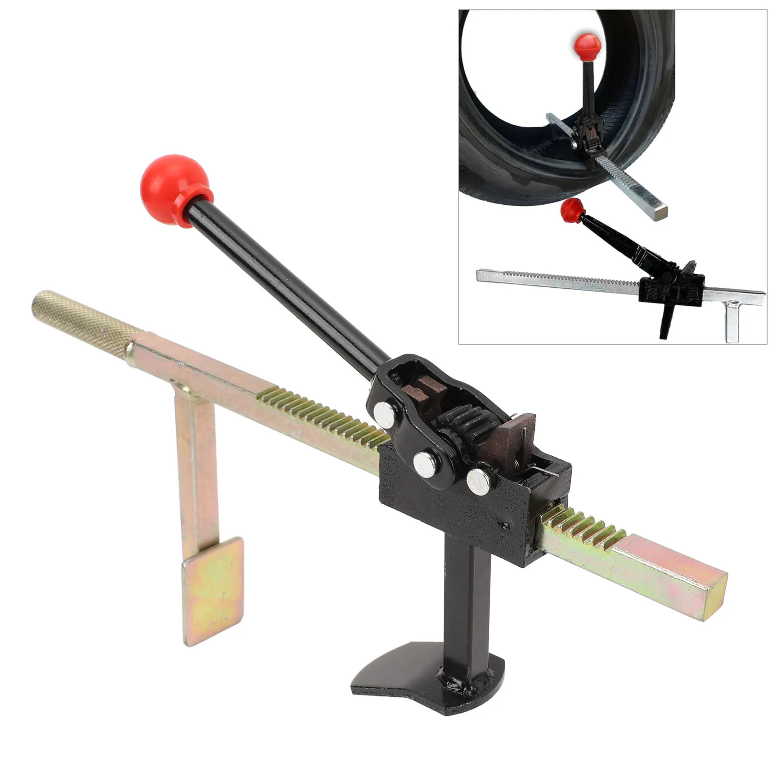 Manual Tire Changer Tool Metal High Strength Enhanced Efficiency Manual Tire Bead Breaker Removal Tool for Car Motorcycle
Manual Tire Changer Tool Metal High Strength Enhanced Efficiency Manual Tire Bead Breaker Removal Tool for Car Motorcycle