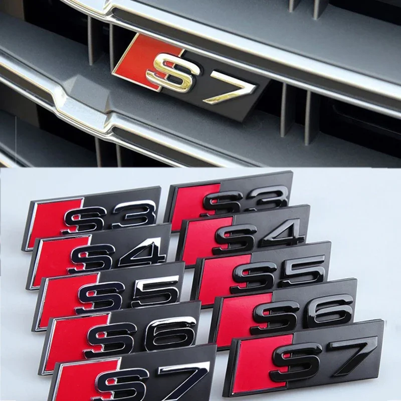3D Car Styling Front Grille Emblem Badge for Audi S3 S4 S5 S6 S7 S8 A4L A6L A1 A3 A4 A5 A6 A7 SQ5 SQ7 SQ3 Logo Accessories
3D Car Styling Front Grille Emblem Badge for Audi S3 S4 S5 S6 S7 S8 A4L A6L A1 A3 A4 A5 A6 A7 SQ5 SQ7 SQ3 Logo Accessories