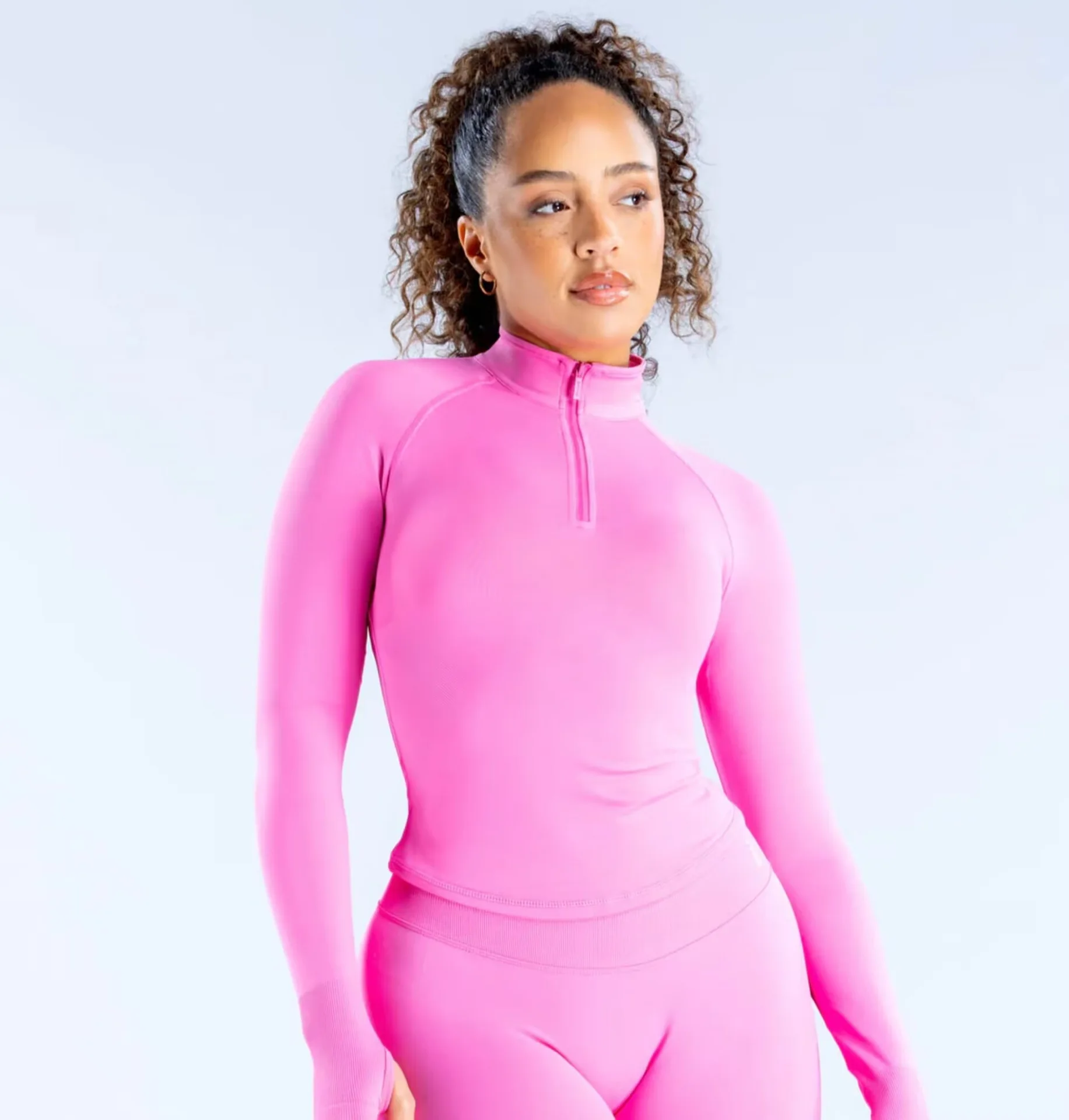 Impact New Women Seamless Half Zip Long Sleeve Gym Jacket, Seamless Yoga Sports Top for Fitness & Pilates Workout
Impact New Women Seamless Half Zip Long Sleeve Gym Jacket, Seamless Yoga Sports Top for Fitness & Pilates Workout