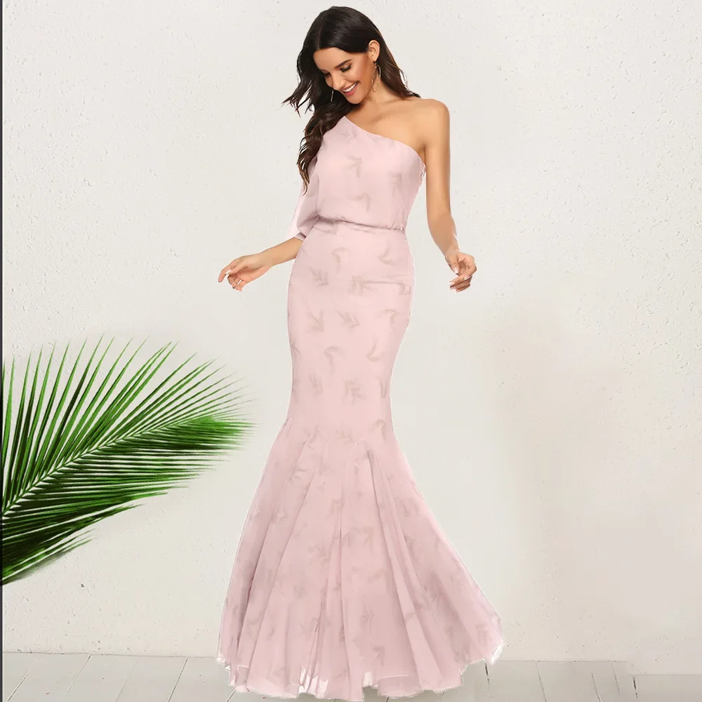 FDEY Women's Slant-Shoulder Fishtail Dress Slim Print Dress Maxi Dress Casual Elegant Pink Bohemian
FDEY Women's Slant-Shoulder Fishtail Dress Slim Print Dress Maxi Dress Casual Elegant Pink Bohemian