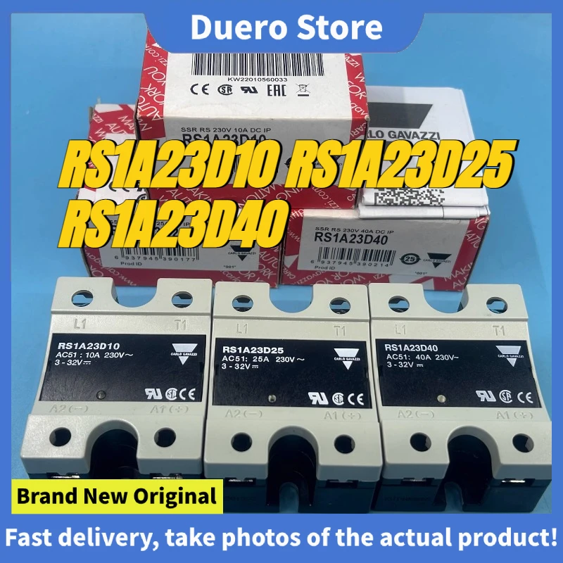(Brand New Original)1pcs/lot 100% original genuine relay:RS1A23D10 RS1A23D25 RS1A23D40 Solid-state relay
(Brand New Original)1pcs/lot 100% original genuine relay:RS1A23D10 RS1A23D25 RS1A23D40 Solid-state relay