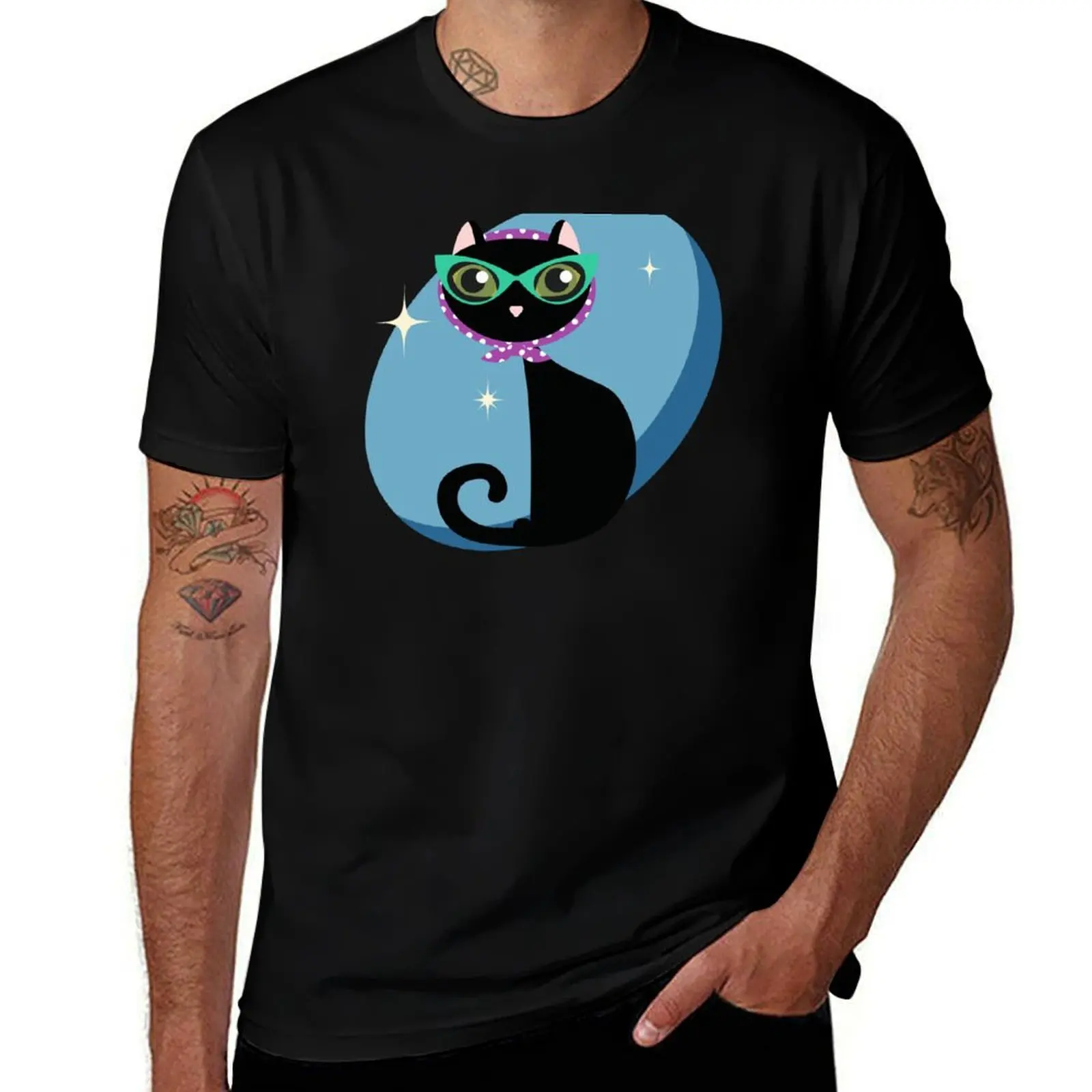 Cat retro style with green vintage glasses / Dark background T-Shirt cheap stuff basketball graphic tees mens designer clothes
Cat retro style with green vintage glasses / Dark background T-Shirt cheap stuff basketball graphic tees mens designer clothes
