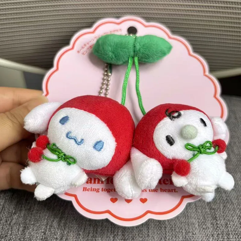 Cartoon Hello Kitty Cinnamoroll Cherry Head Cover Series Keychain Anime Peripherals Backpack Zipper Decoration Birthday Gift Toy
Cartoon Hello Kitty Cinnamoroll Cherry Head Cover Series Keychain Anime Peripherals Backpack Zipper Decoration Birthday Gift Toy
