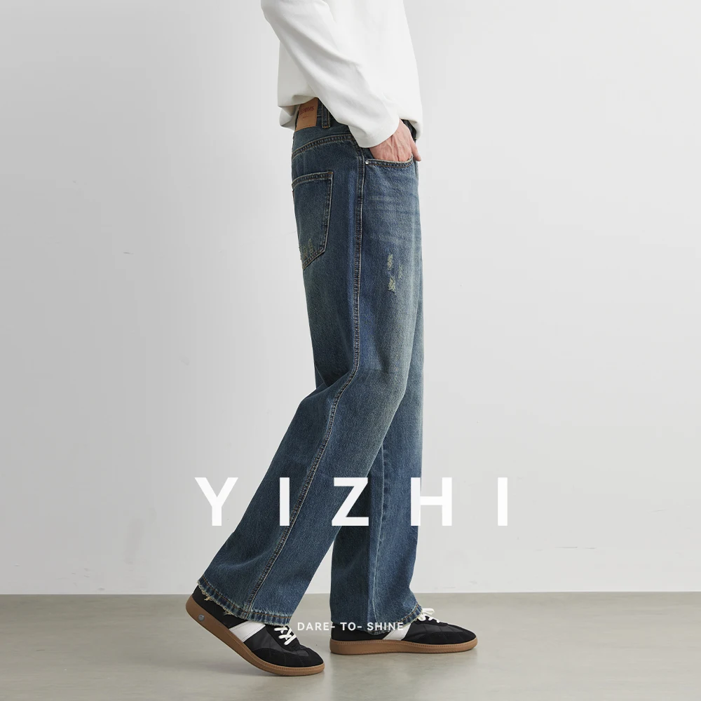 Fashion Men's American Blue Straight Jeans 2025 Spring and Autumn Retro Washed Loose Casual Trousers Men's Jeans
Fashion Men's American Blue Straight Jeans 2025 Spring and Autumn Retro Washed Loose Casual Trousers Men's Jeans