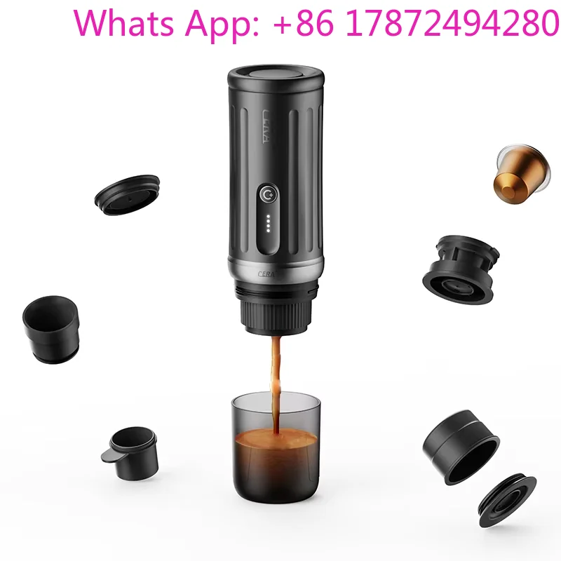 Portable 3-in-1 Mini Espresso Coffee Maker with Fast 30w Charging Automatic Heating Travel Outdoor Capsule-2-in-1 Functionality
Portable 3-in-1 Mini Espresso Coffee Maker with Fast 30w Charging Automatic Heating Travel Outdoor Capsule-2-in-1 Functionality