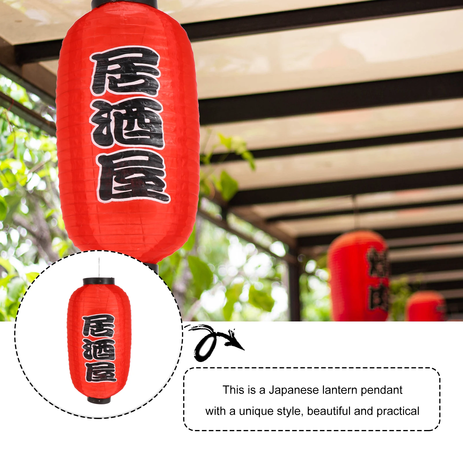 1 set Waterproof Lantern Set 10 Inch Outdoor Decorative Japanese Style Sushi Shop Restaurant Red Hanging Lanterns
1 set Waterproof Lantern Set 10 Inch Outdoor Decorative Japanese Style Sushi Shop Restaurant Red Hanging Lanterns