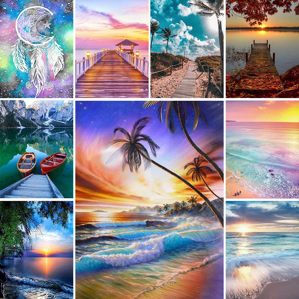 Meian 11/14CT Embroidery Painting Digital Moon Landscape Cross Stitch Kits DMC Printed Canvas DIY Handmade Home Decoration
Meian 11/14CT Embroidery Painting Digital Moon Landscape Cross Stitch Kits DMC Printed Canvas DIY Handmade Home Decoration
