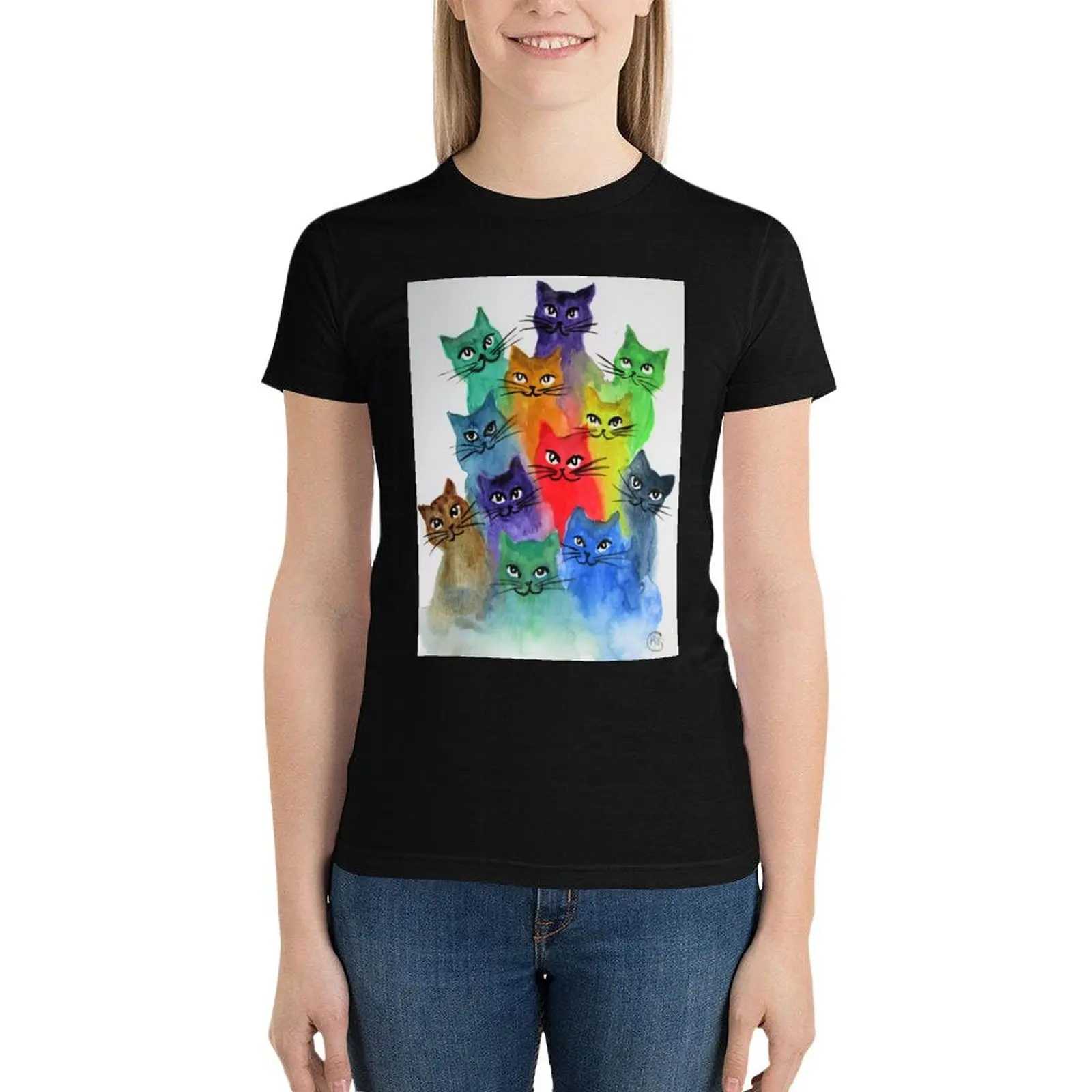 Cats Lots Of Cats T-Shirt plus size tops kawaii clothes cute clothes Womens graphic t shirts
Cats Lots Of Cats T-Shirt plus size tops kawaii clothes cute clothes Womens graphic t shirts