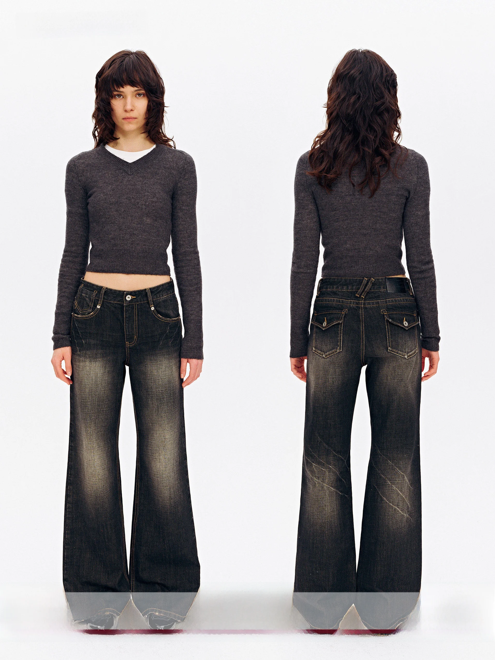 Classic Style Loose Fit Low Waist Straight Leg Jeans Black Grey Washed Denim Pants SEEKSIMPLE Casual Cotton Ladies Jeans
Classic Style Loose Fit Low Waist Straight Leg Jeans Black Grey Washed Denim Pants SEEKSIMPLE Casual Cotton Ladies Jeans