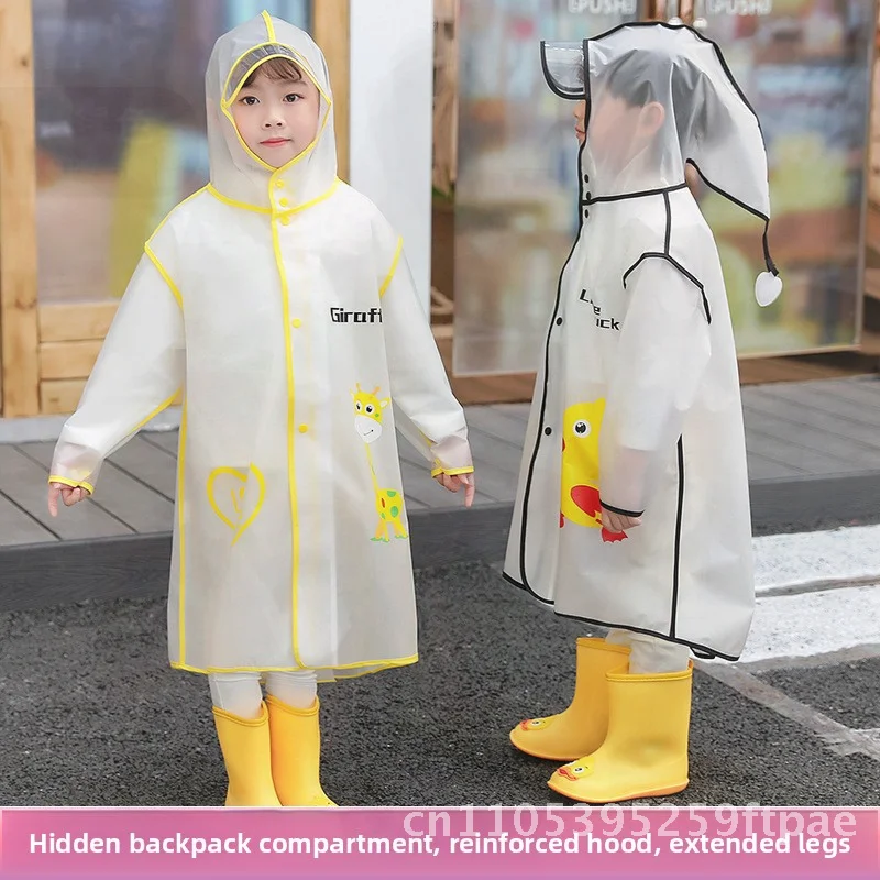 Children's Transparent Raincoat Cartoon Design for Boys And Girls with Schoolbag Seat EVA Material S-M-XXXL Sizes Available
Children's Transparent Raincoat Cartoon Design for Boys And Girls with Schoolbag Seat EVA Material S-M-XXXL Sizes Available