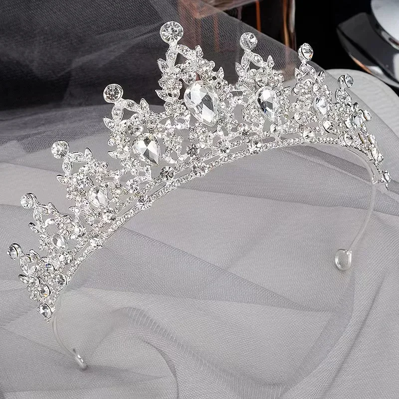 BK362 Bridal Crown, Wedding Dress Photography Accessories, Light Luxury Elegant Crown Props
BK362 Bridal Crown, Wedding Dress Photography Accessories, Light Luxury Elegant Crown Props