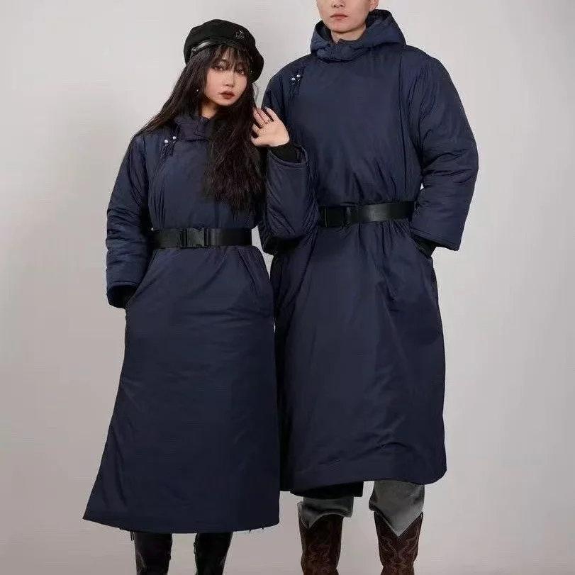 New Mongolian Cotton Coat Men Women Winter Thicken Warm Overcoat Vintage National Style Long Mandarian Tops Male Thick Jacket
New Mongolian Cotton Coat Men Women Winter Thicken Warm Overcoat Vintage National Style Long Mandarian Tops Male Thick Jacket