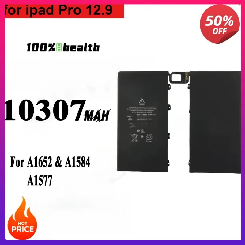 Tablet PC Battery 10307Mah For Apple Ipad Pro 12.9 1St Pro12.9 A1584 A1652 A1577
Tablet PC Battery 10307Mah For Apple Ipad Pro 12.9 1St Pro12.9 A1584 A1652 A1577