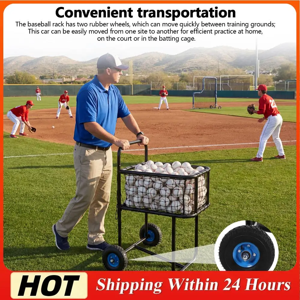 Rolling Ball Storage Bin with Wheels Tennis Ball Carry Cart Holds Hundreds of Balls Suitable for Softball Pickleball & Baseball
Rolling Ball Storage Bin with Wheels Tennis Ball Carry Cart Holds Hundreds of Balls Suitable for Softball Pickleball & Baseball