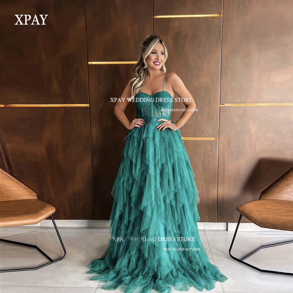 XPAY New Elegant Blue Ruffles Organza Party Cocktail Dresses Spaghetti Strap Floor-Length Evening Dresses Formal Prom gowns
XPAY New Elegant Blue Ruffles Organza Party Cocktail Dresses Spaghetti Strap Floor-Length Evening Dresses Formal Prom gowns